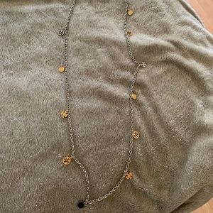 Long Tory Burch necklace!